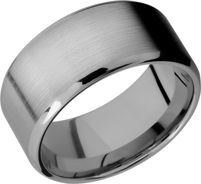 Titanium 100 beveled band