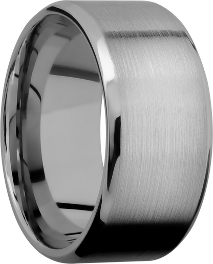 Titanium 100 beveled band