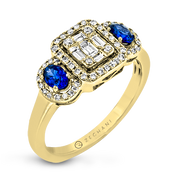 ZR2024 Right Hand Ring in 14k Gold with Diamonds