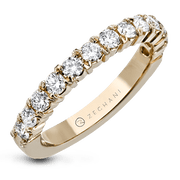 Anniversary Ring in 14k Gold with D