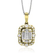 ZP789 Pendant in 14k Gold with Diamonds