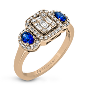 ZR2024 Right Hand Ring in 14k Gold with Diamonds