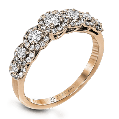 ZR1150 Color Ring in 14k Gold with Diamonds