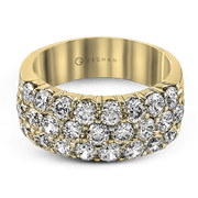ZR489 Anniversary Ring in 14k Gold with Diamonds
