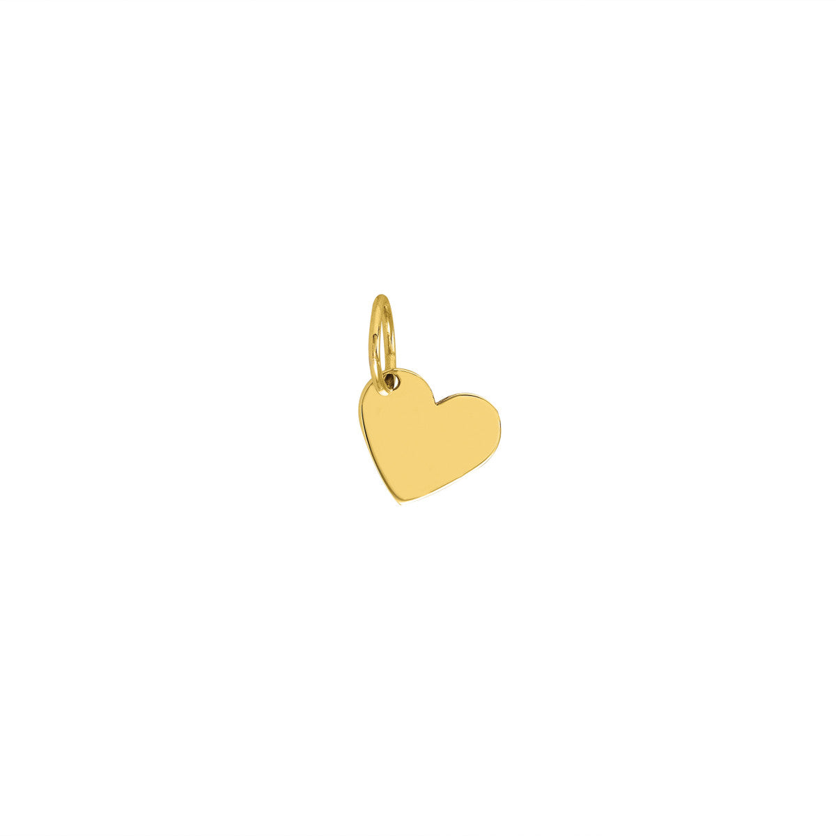 Mini Slanted Heart Engravable Charm – Seven Oaks