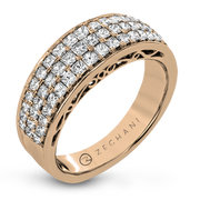 ZR1641 Right Hand Ring in 14k Gold with Diamonds