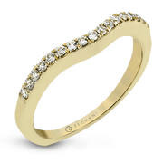 ZR436 Anniversary Ring in 14k Gold with Diamonds