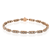ZB243-A Bracelet in 14k Gold with Diamonds