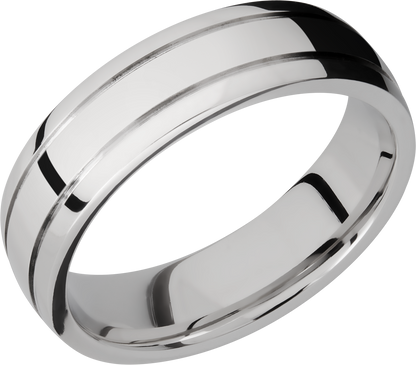 Cobalt chrome 6mm domed band