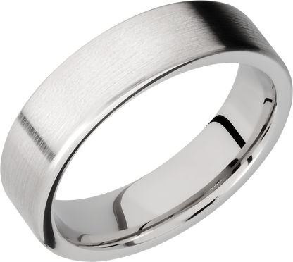 Cobalt chrome 6mm flat band