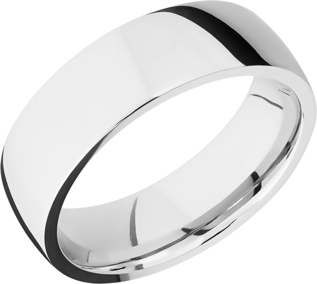 Cobalt chrome 7mm low-domed band