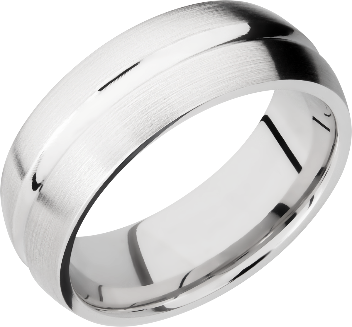 cobalt chrome 8mm domed concave band