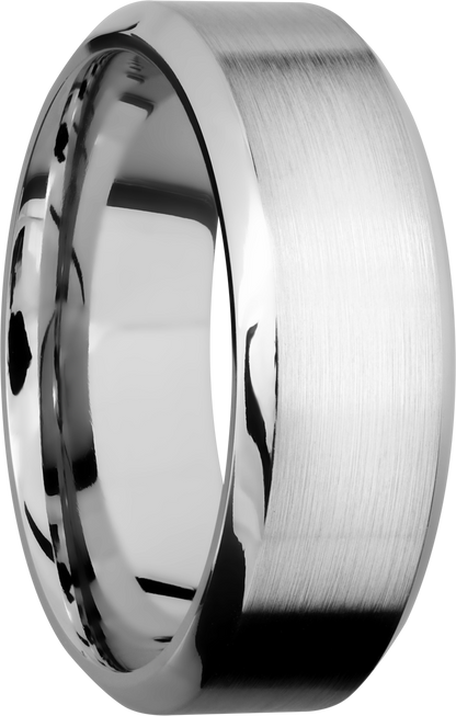 Cobalt Chrome 8mm high-beveled band