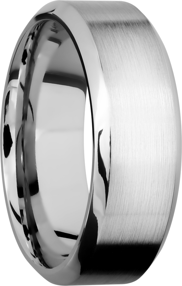 Cobalt Chrome 8mm high-beveled band