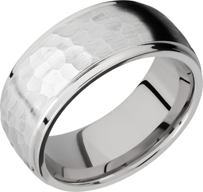 Cobalt chrome 9mm domed band with grooved edges