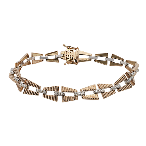 ZB901 Bracelet in 14k Gold with Diamonds