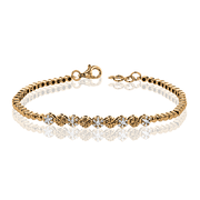 ZB279 Bracelet in 14k Gold with Diamonds
