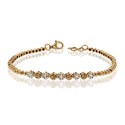 ZB279 Bracelet in 14k Gold with Diamonds