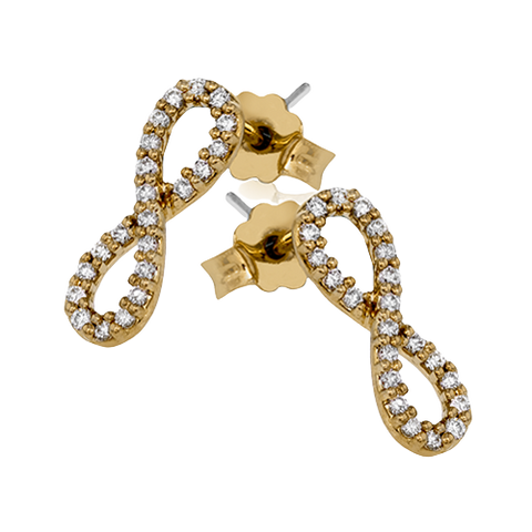 ZE601 Earring in 14k Gold with Diamonds