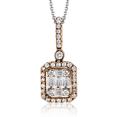 ZP1051 Pendant in 14k Gold with Diamonds