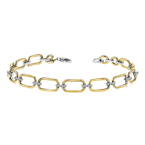 ZB820-Y Bracelet in 14k Gold with Diamonds