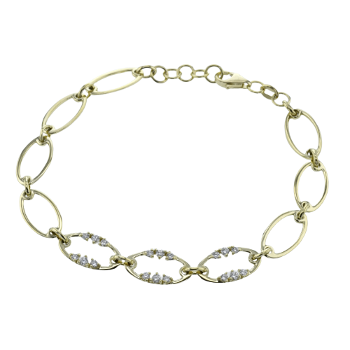 ZB857-Y Bracelet in 14k Gold with Diamonds