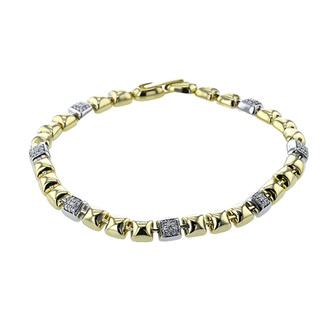 ZB858-Y Bracelet in 14k Gold with Diamonds