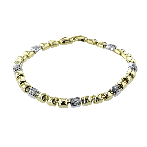 ZB858-Y Bracelet in 14k Gold with Diamonds