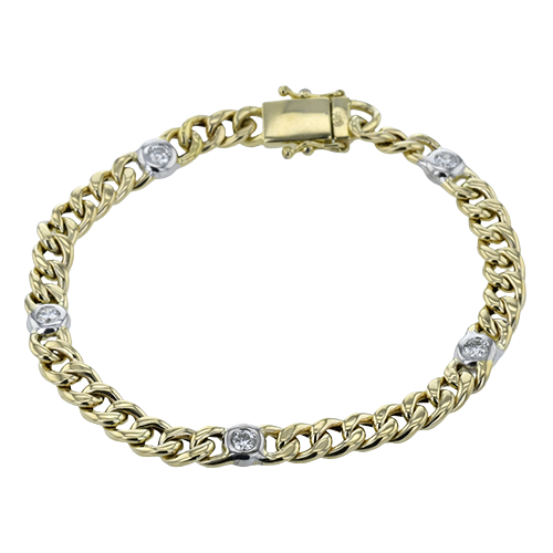 ZB862 Bracelet in 14k Gold with Diamonds
