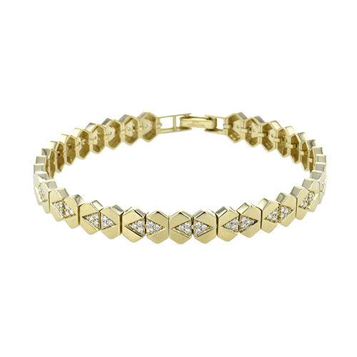 ZB869 Bracelet in 14k Gold with Diamonds