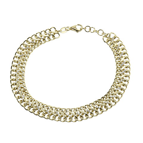 ZB871 Bracelet in 14k Gold with Diamonds