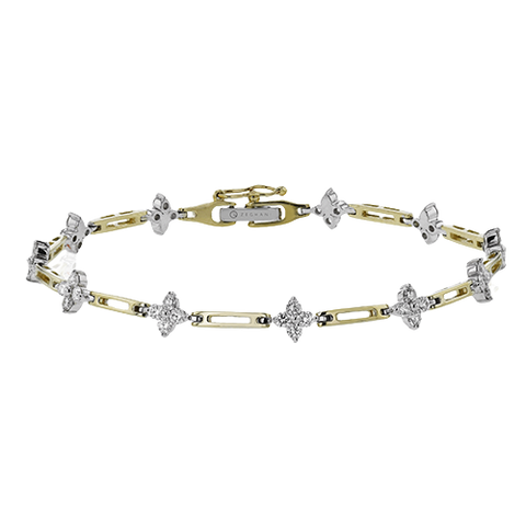ZB876-Y Bracelet in 14k Gold with Diamonds