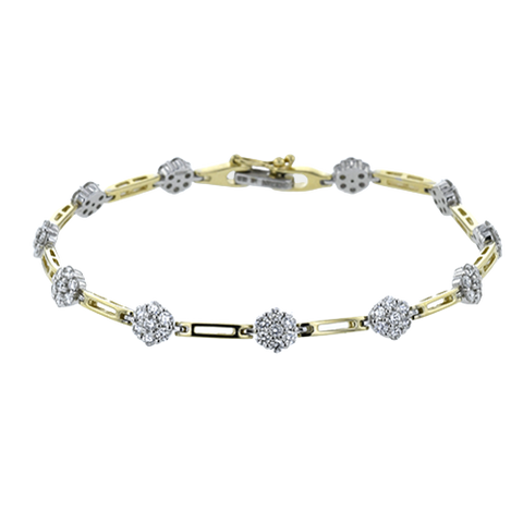 ZB877-Y Bracelet in 14k Gold with Diamonds