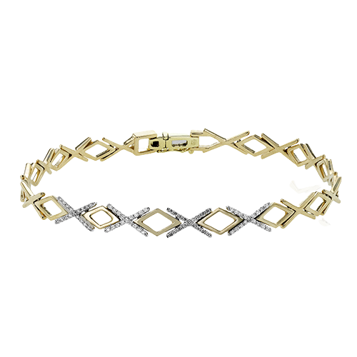 ZB878-Y Bracelet in 14k Gold with Diamonds