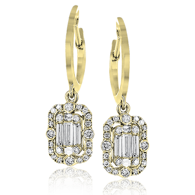 ZE535 Earring in 14k Gold with Diamonds
