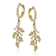 ZE677 Earring in 14k Gold with Diamonds
