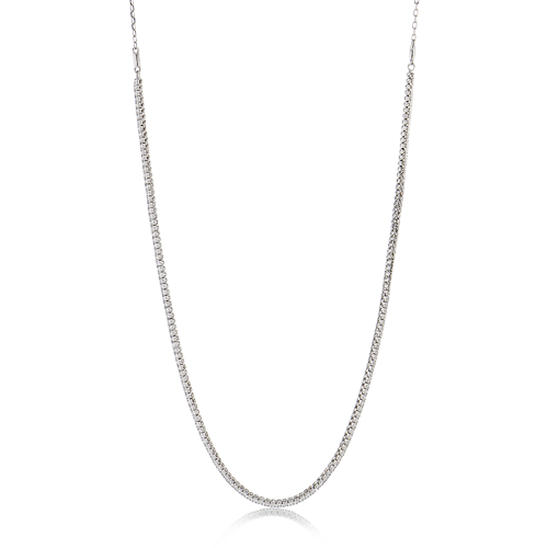 ZN112 Necklace in 14k Gold with Diamonds