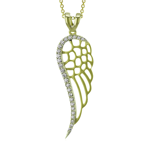 ZP1015-Y Pendant in 14k Gold with Diamonds