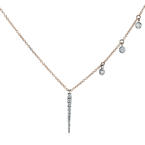 ZP1098 Necklace in 14k Gold with Diamonds