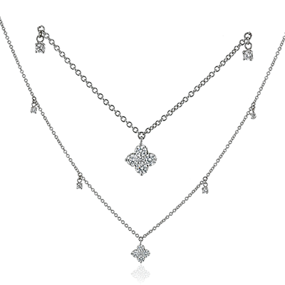 ZP1137 Necklace in 14k Gold with Diamonds