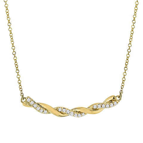 ZP1164-Y Pendant in 14k Gold with Diamonds