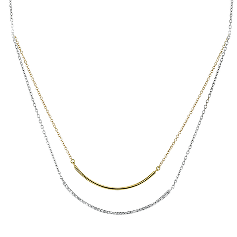 ZP1169 Necklace in 14k Gold with Diamonds