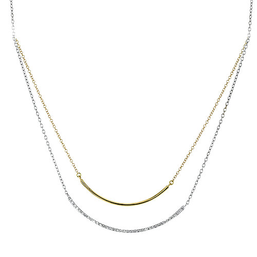 ZP1169 Necklace in 14k Gold with Diamonds