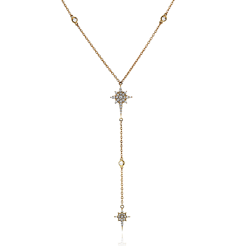 ZP1187 Necklace in 14k Gold with Diamonds