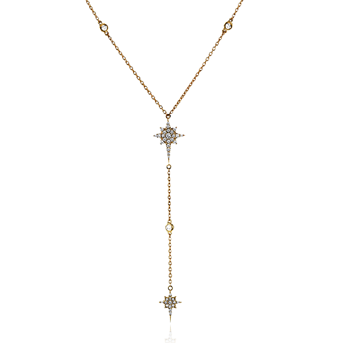 ZP1187 Necklace in 14k Gold with Diamonds