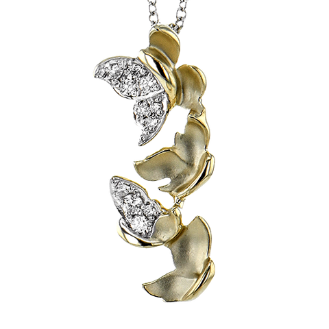 ZP1198-Y Pendant in 14k Gold with Diamonds