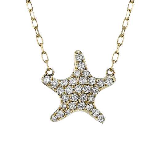 ZP1276-Y Pendant in 14k Gold with Diamonds