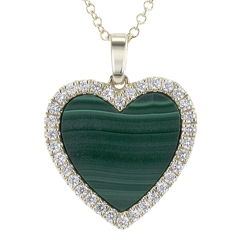 ZP1344-Y Color Pendant in 14k Gold with Diamonds