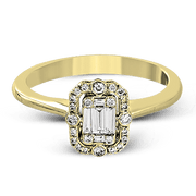 ZR1176 Right Hand Ring in 14k Gold with Diamonds