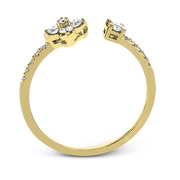ZR1866 Right Hand Ring in 14k Gold with Diamonds